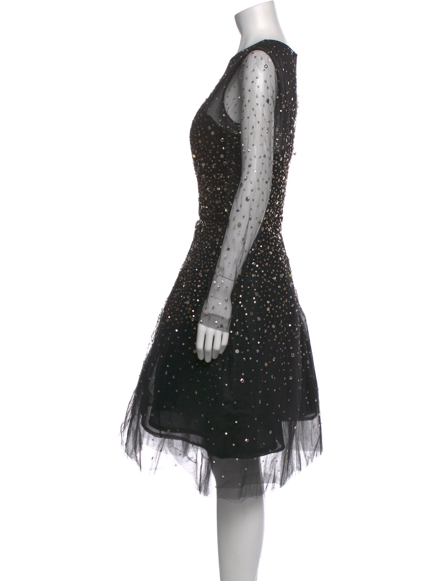 Oscar de la Renta Nylon Midi Length Dress