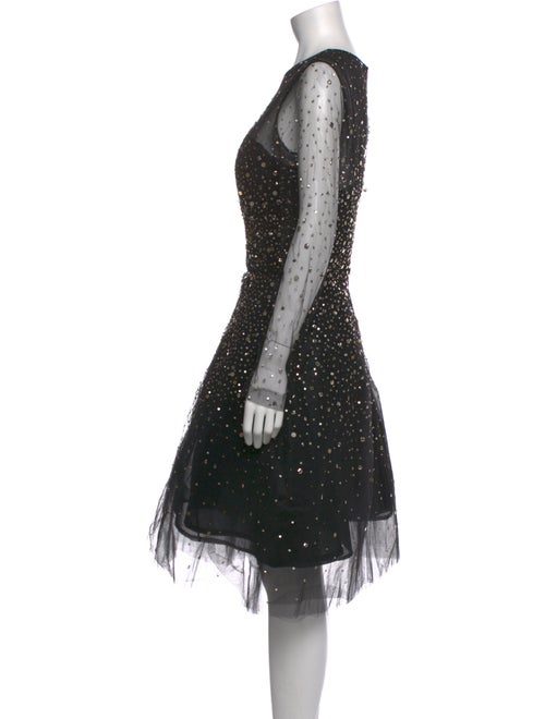 Oscar de la Renta Nylon Midi Length Dress