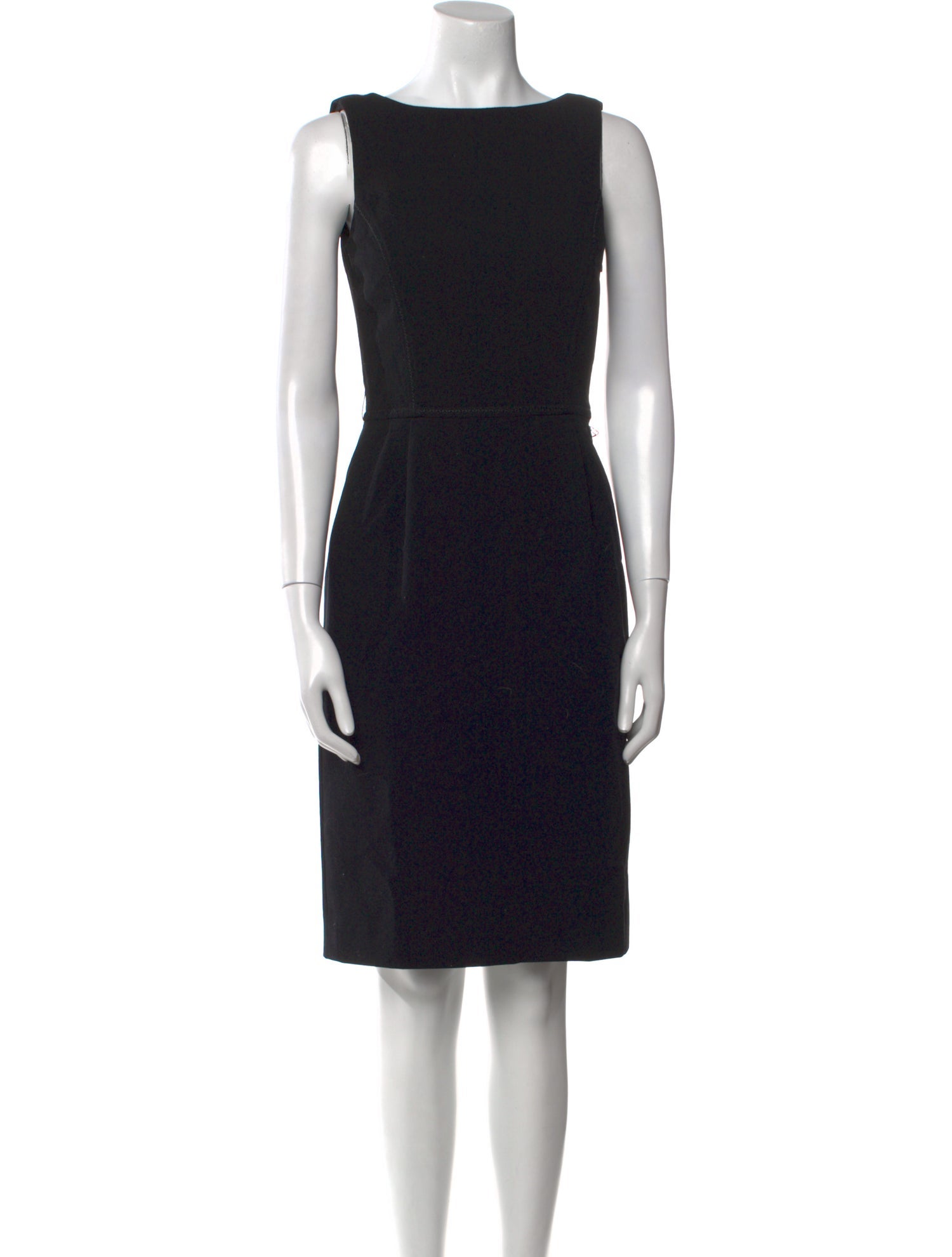 Oscar de la Renta Wool Knee-Length Dress