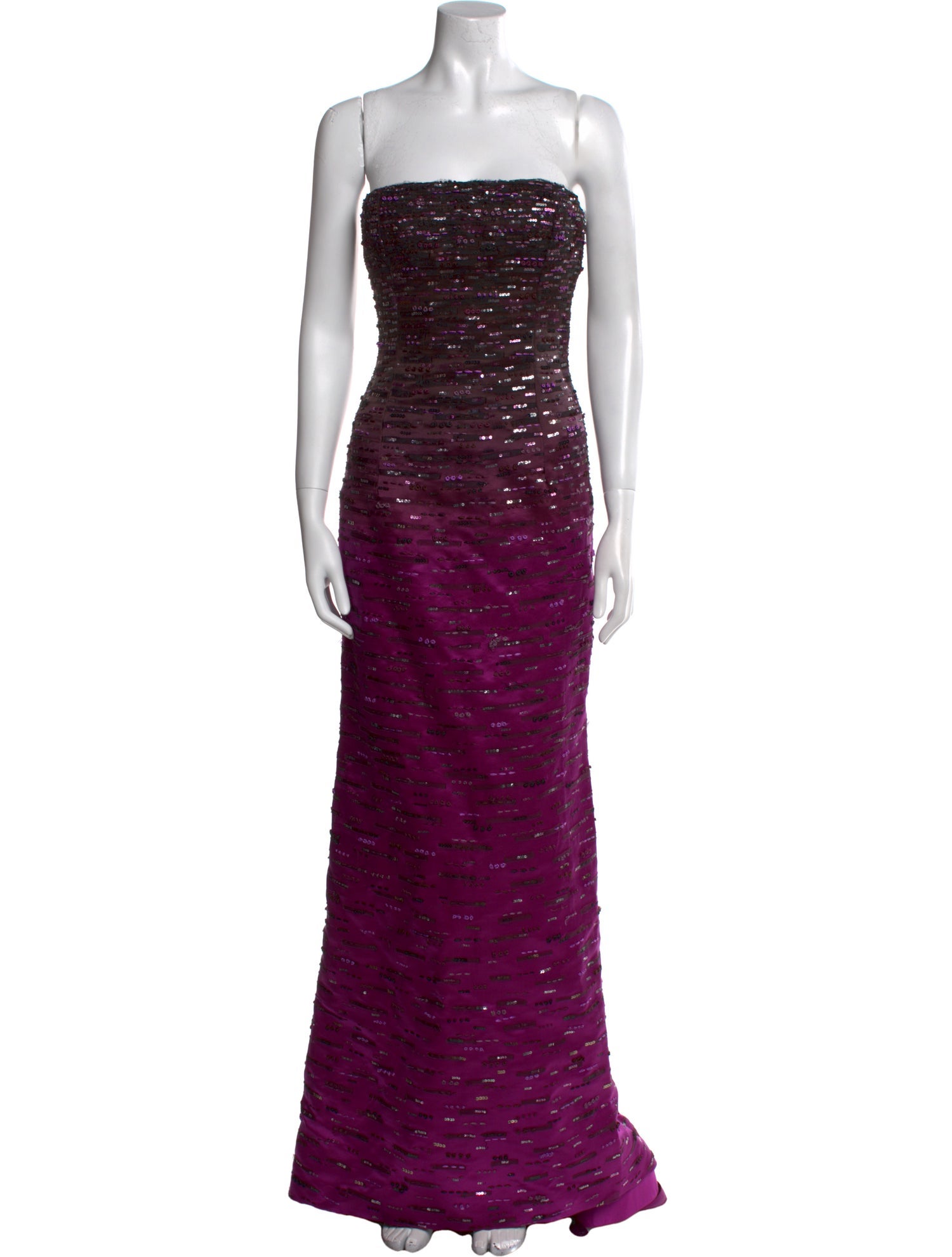 Oscar de la Renta Silk Long Dress