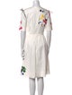 Oscar de la Renta Printed Knee-Length Dress