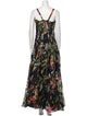 Oscar de la Renta Silk Long Dress