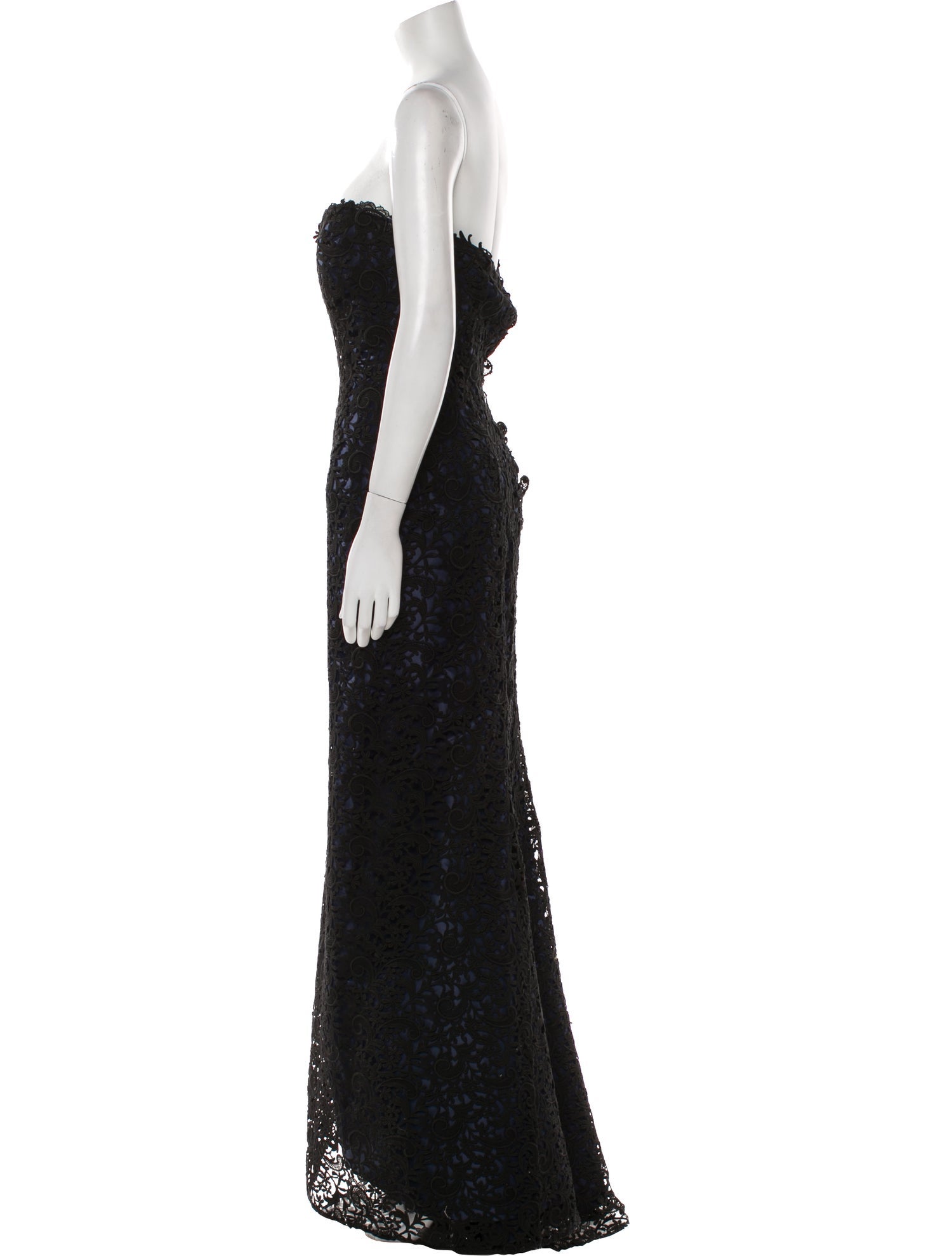Oscar de la Renta Silk Long Dress