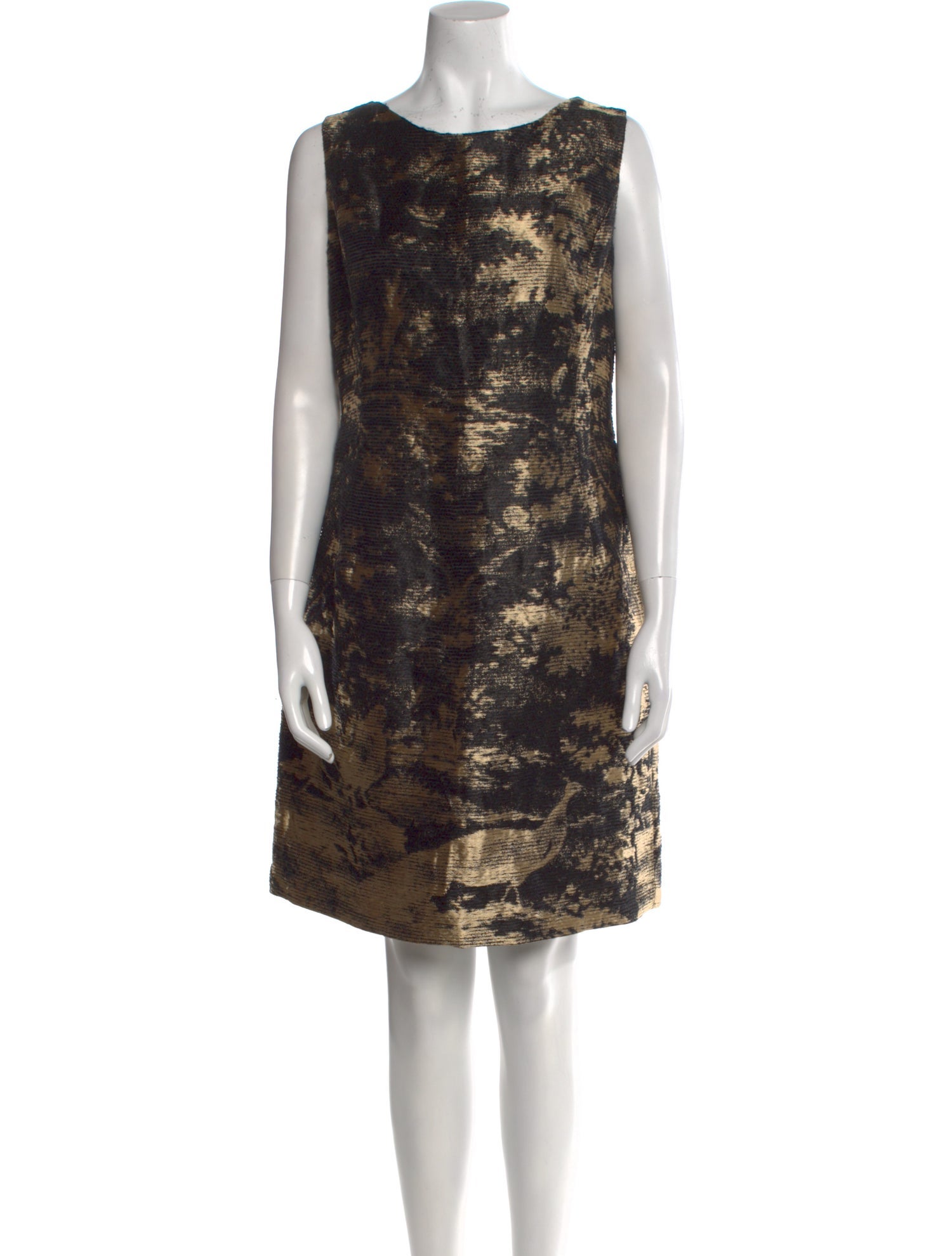 Oscar de la Renta Printed Mini Dress