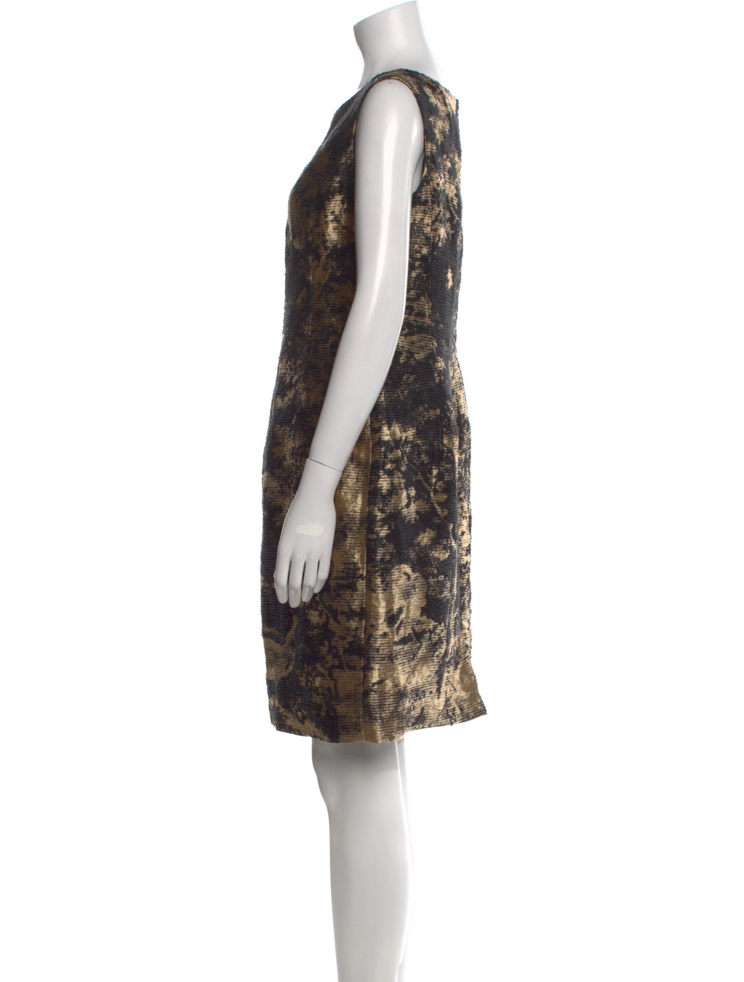 Oscar de la Renta Printed Mini Dress