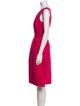 Oscar de la Renta Silk Knee-Length Dress