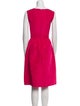 Oscar de la Renta Silk Knee-Length Dress