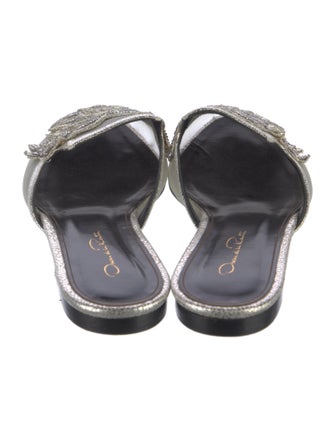 Oscar de la Renta Mesh Mules