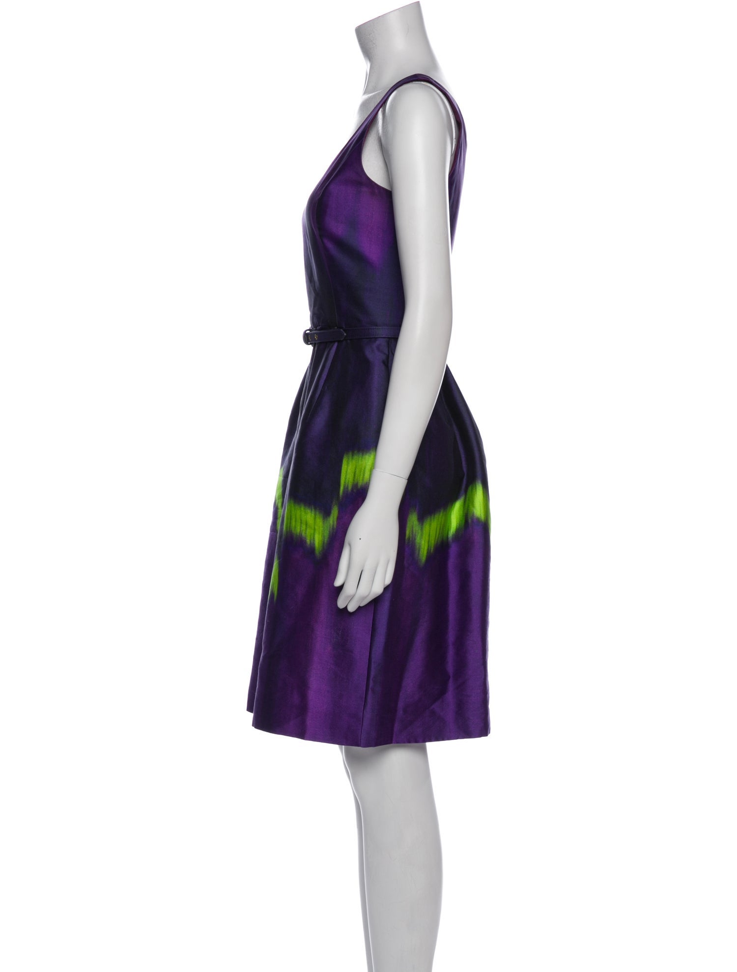 Oscar de la Renta Silk Mini Dress