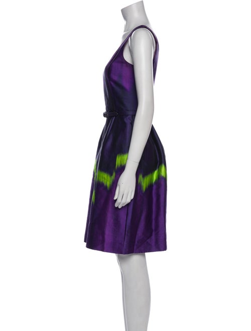 Oscar de la Renta Silk Mini Dress