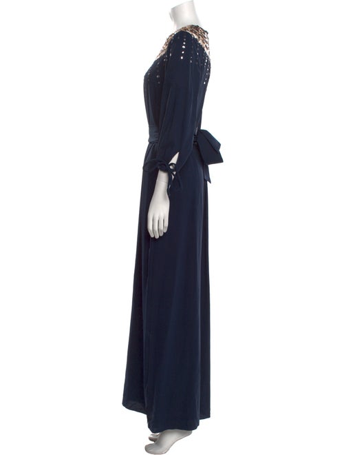 Oscar de la Renta Silk Long Dress