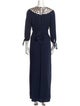 Oscar de la Renta Silk Long Dress