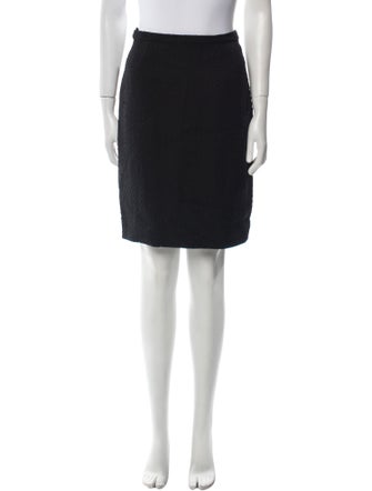 Oscar de la Renta Lace Trim Embellishment Knee-Length Skirt