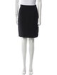 Oscar de la Renta Lace Trim Embellishment Knee-Length Skirt