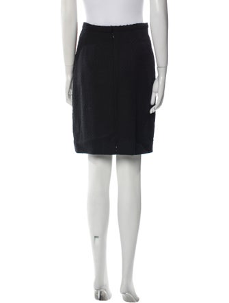 Oscar de la Renta Lace Trim Embellishment Knee-Length Skirt
