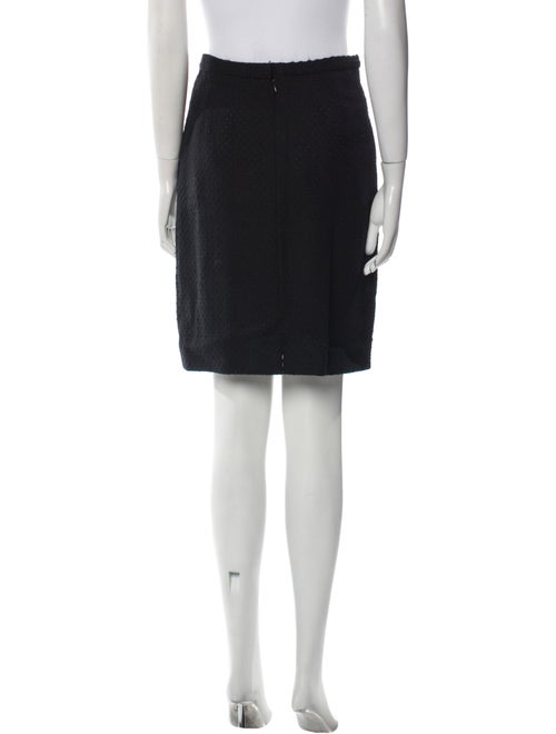 Oscar de la Renta Lace Trim Embellishment Knee-Length Skirt