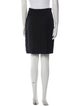 Oscar de la Renta Lace Trim Embellishment Knee-Length Skirt