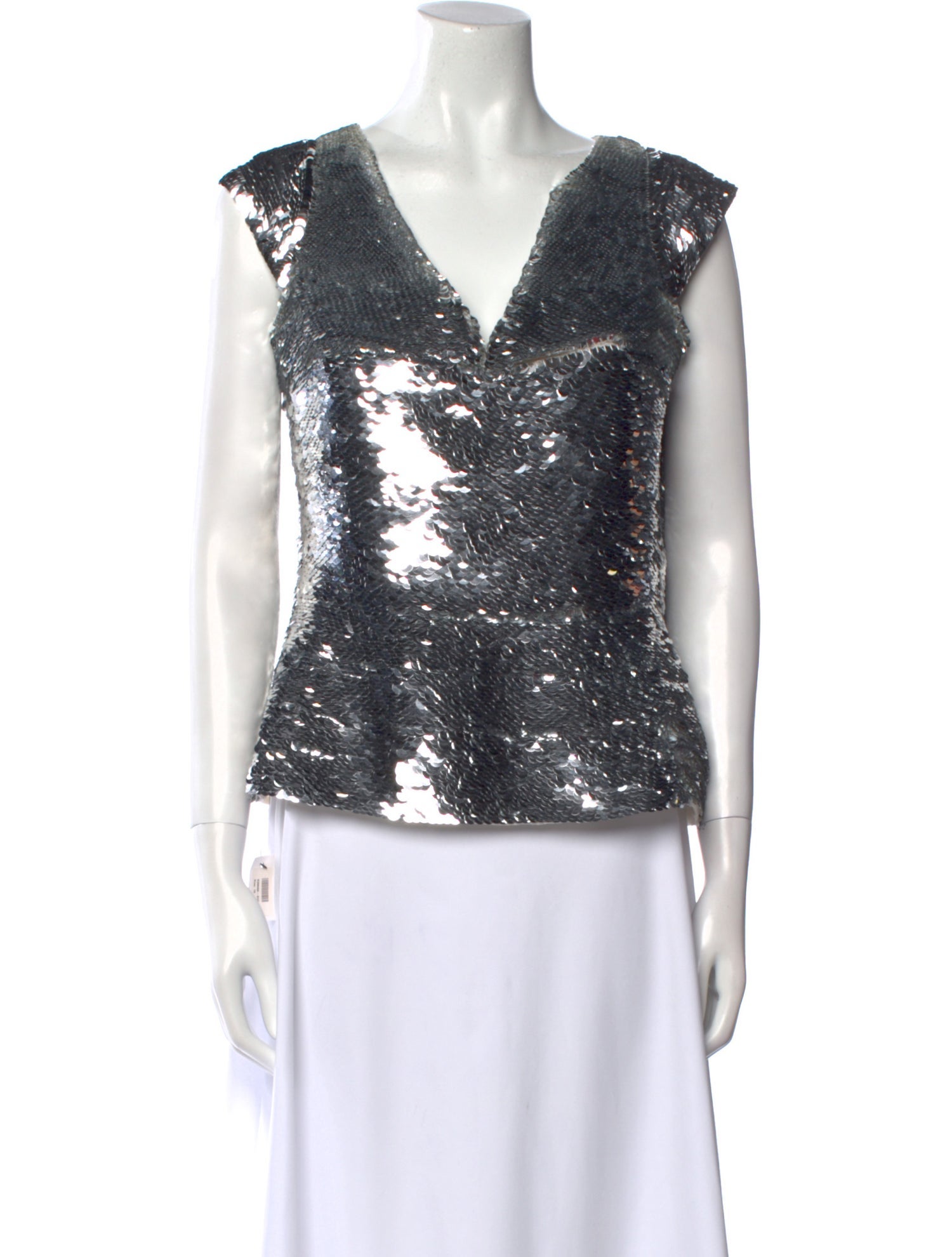 Oscar de la Renta Silk Cowl Neck Blouse