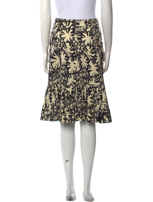Oscar de la Renta Printed Knee-Length Skirt