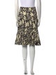 Oscar de la Renta Printed Knee-Length Skirt