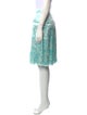 Oscar de la Renta Silk Knee-Length Skirt