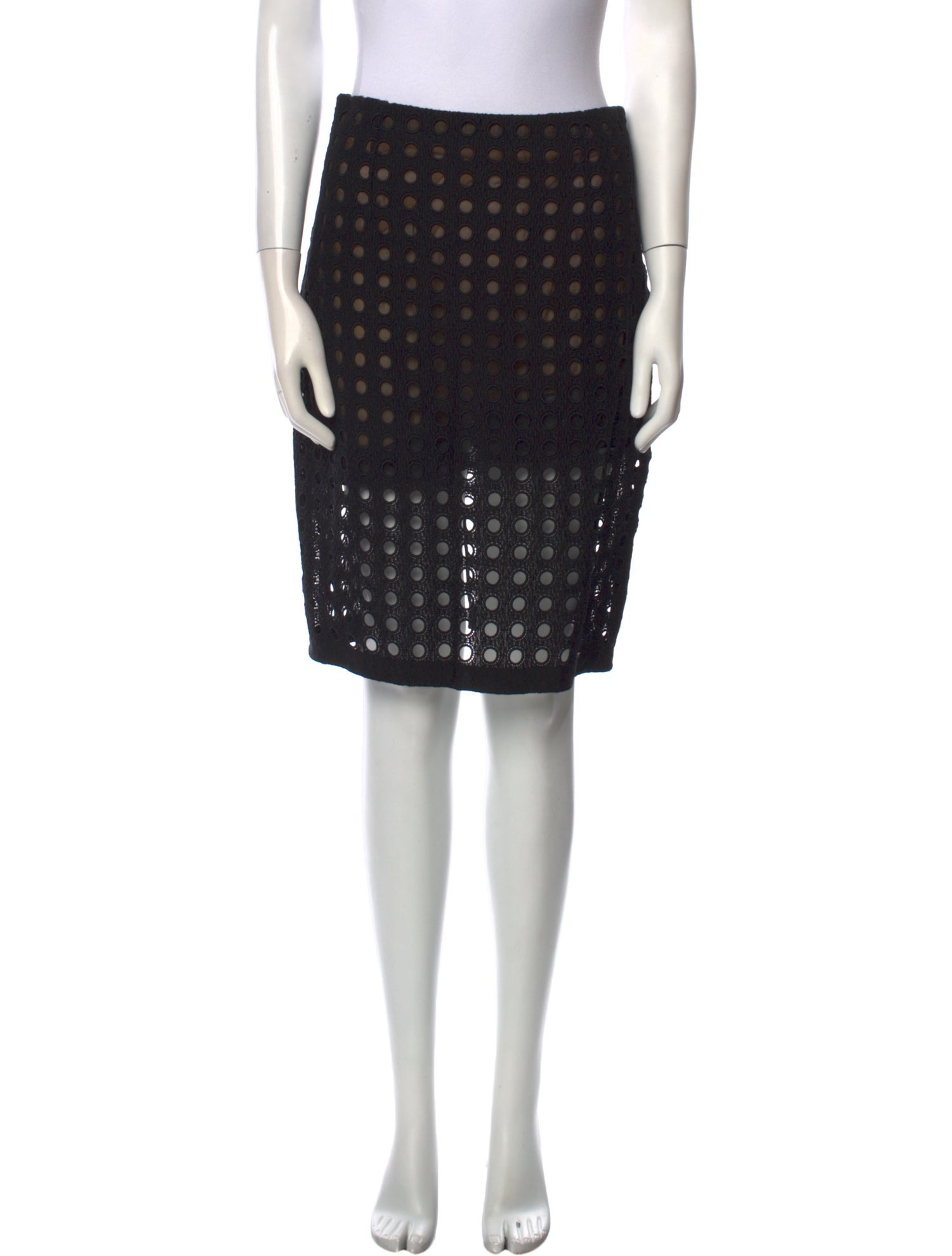 Oscar de la Renta Printed Knee-Length Skirt