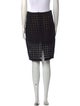 Oscar de la Renta Printed Knee-Length Skirt