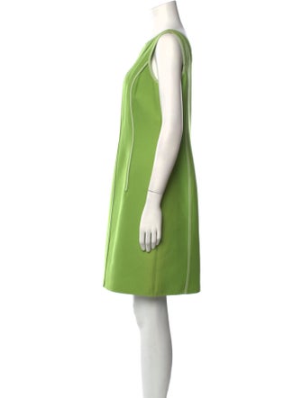 Oscar de la Renta Wool Mini Dress