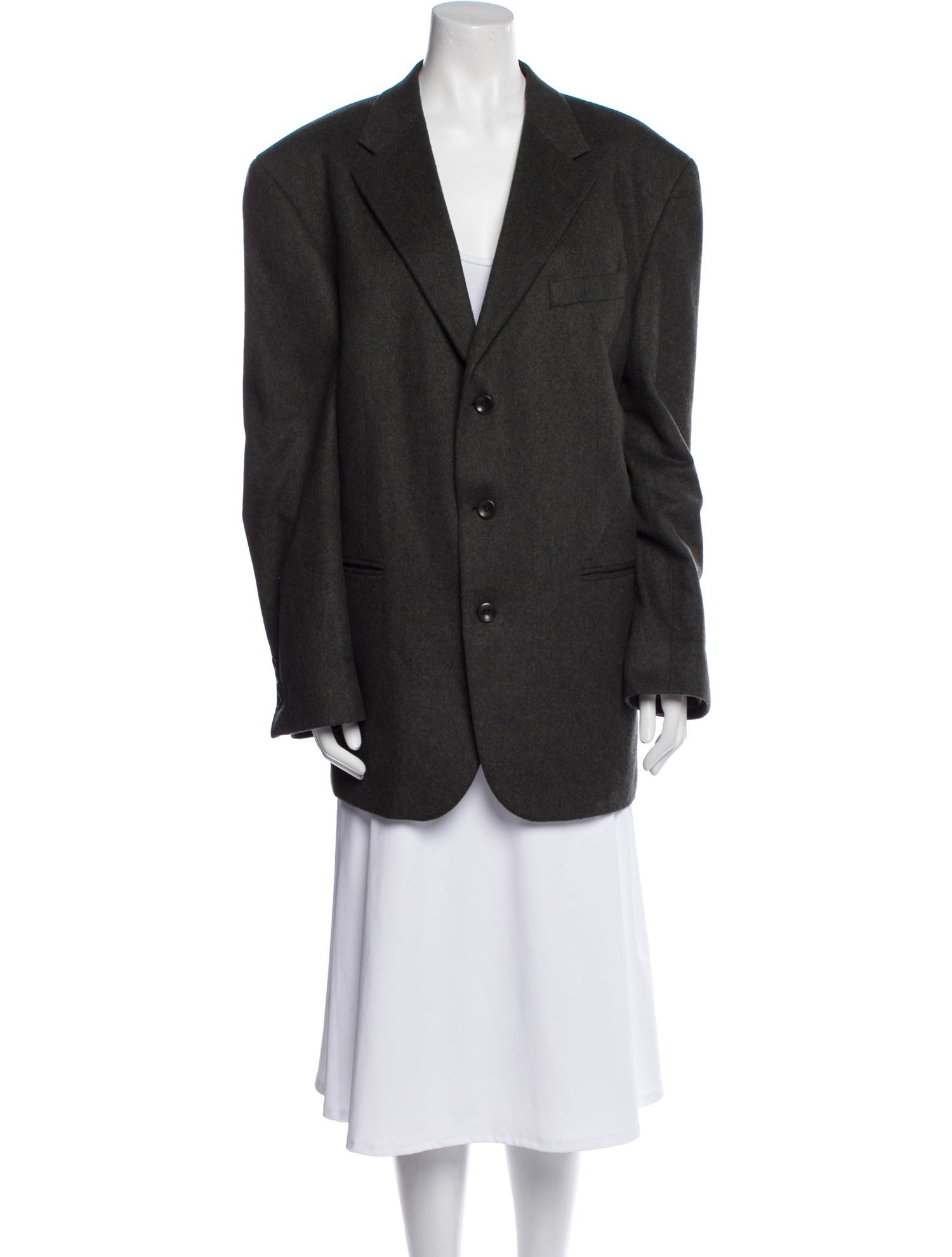 Oscar de la Renta Wool Peacoat