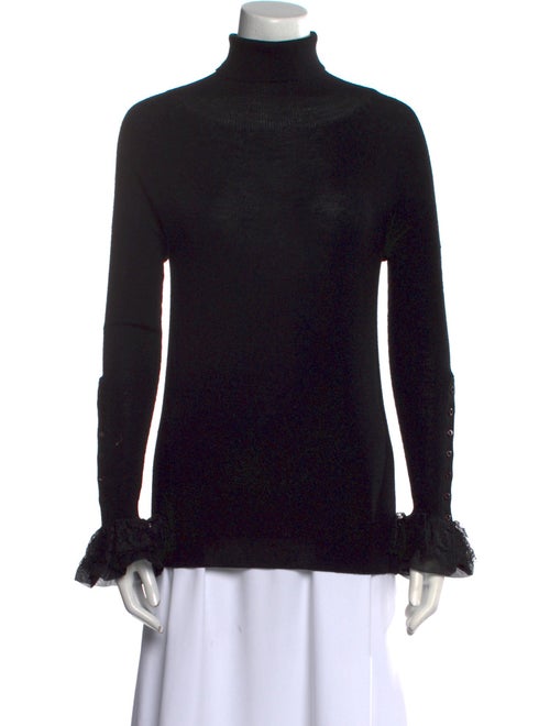 Oscar de la Renta Virgin Wool Turtleneck Sweater