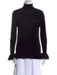 Oscar de la Renta Virgin Wool Turtleneck Sweater