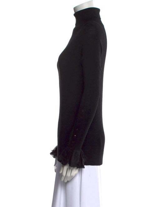 Oscar de la Renta Virgin Wool Turtleneck Sweater