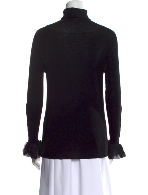Oscar de la Renta Virgin Wool Turtleneck Sweater