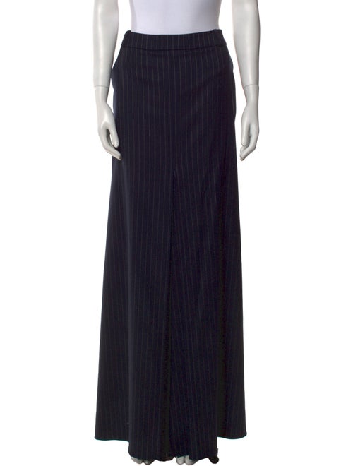 Oscar de la Renta Virgin Wool Long Skirt