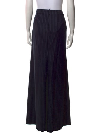 Oscar de la Renta Virgin Wool Long Skirt