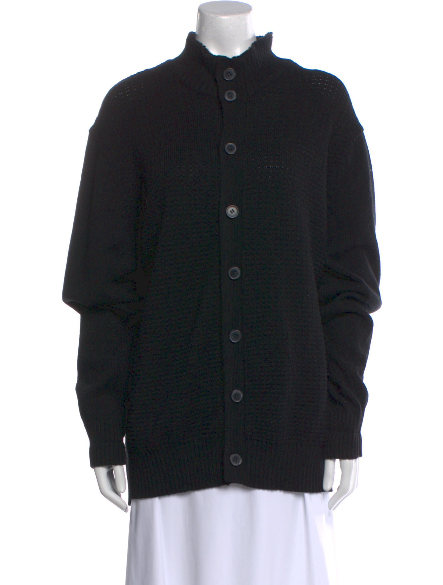 Oscar de la Renta Mock Neck Sweater