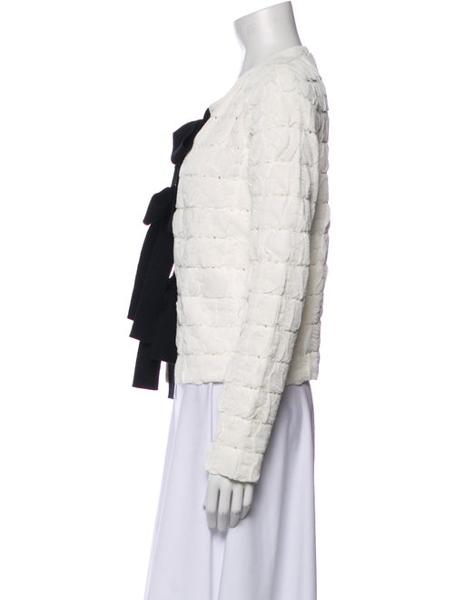 Oscar de la Renta Tweed Pattern Jacket