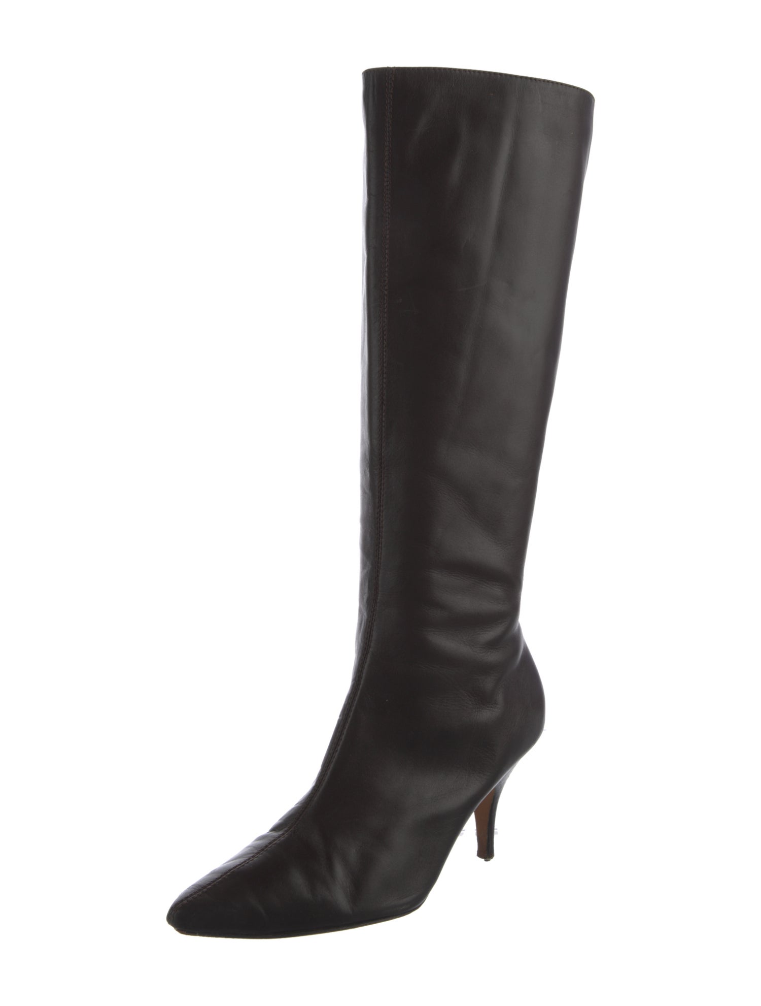 Oscar de la Renta Leather Boots