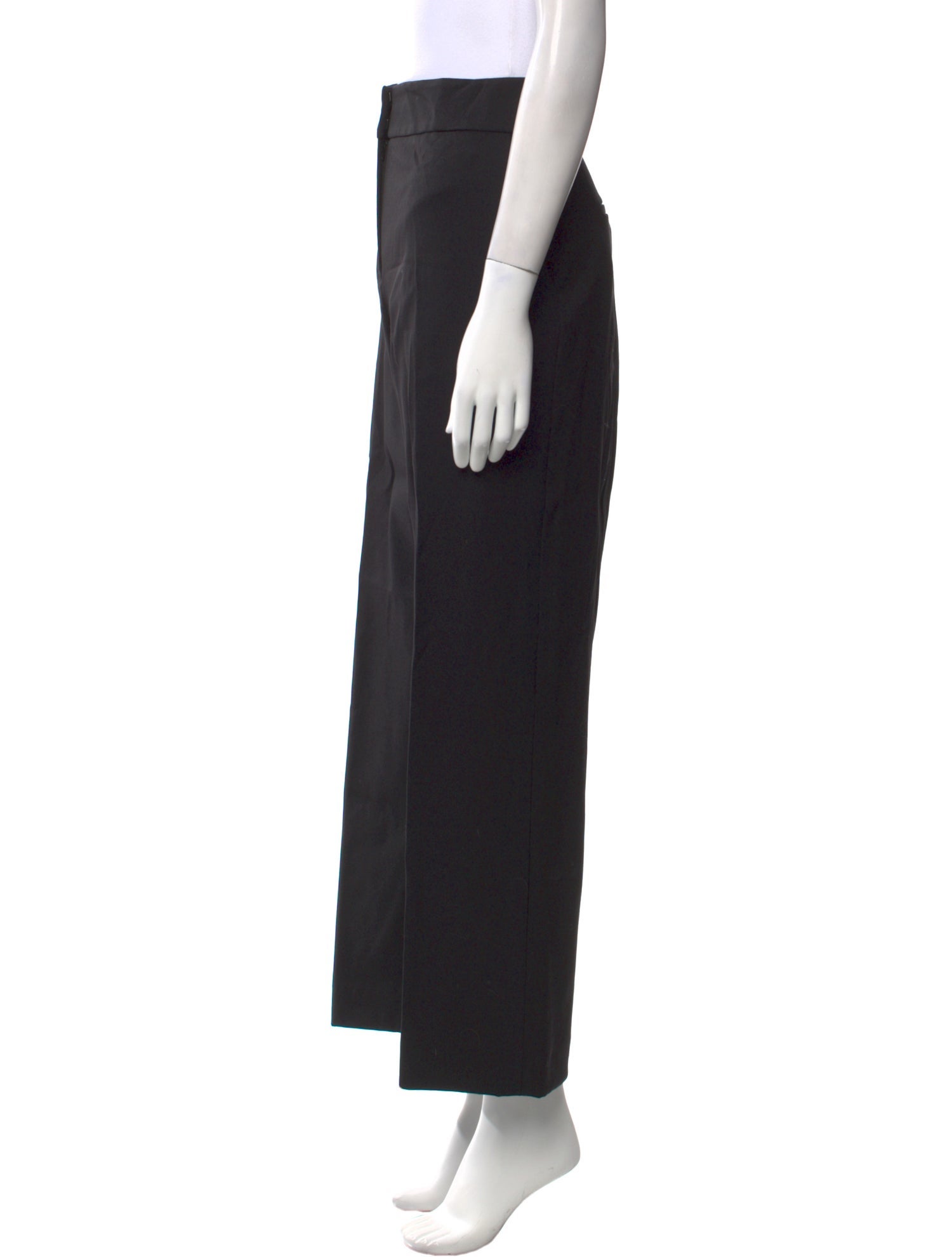 Oscar de la Renta Virgin Wool Wide Leg Pants