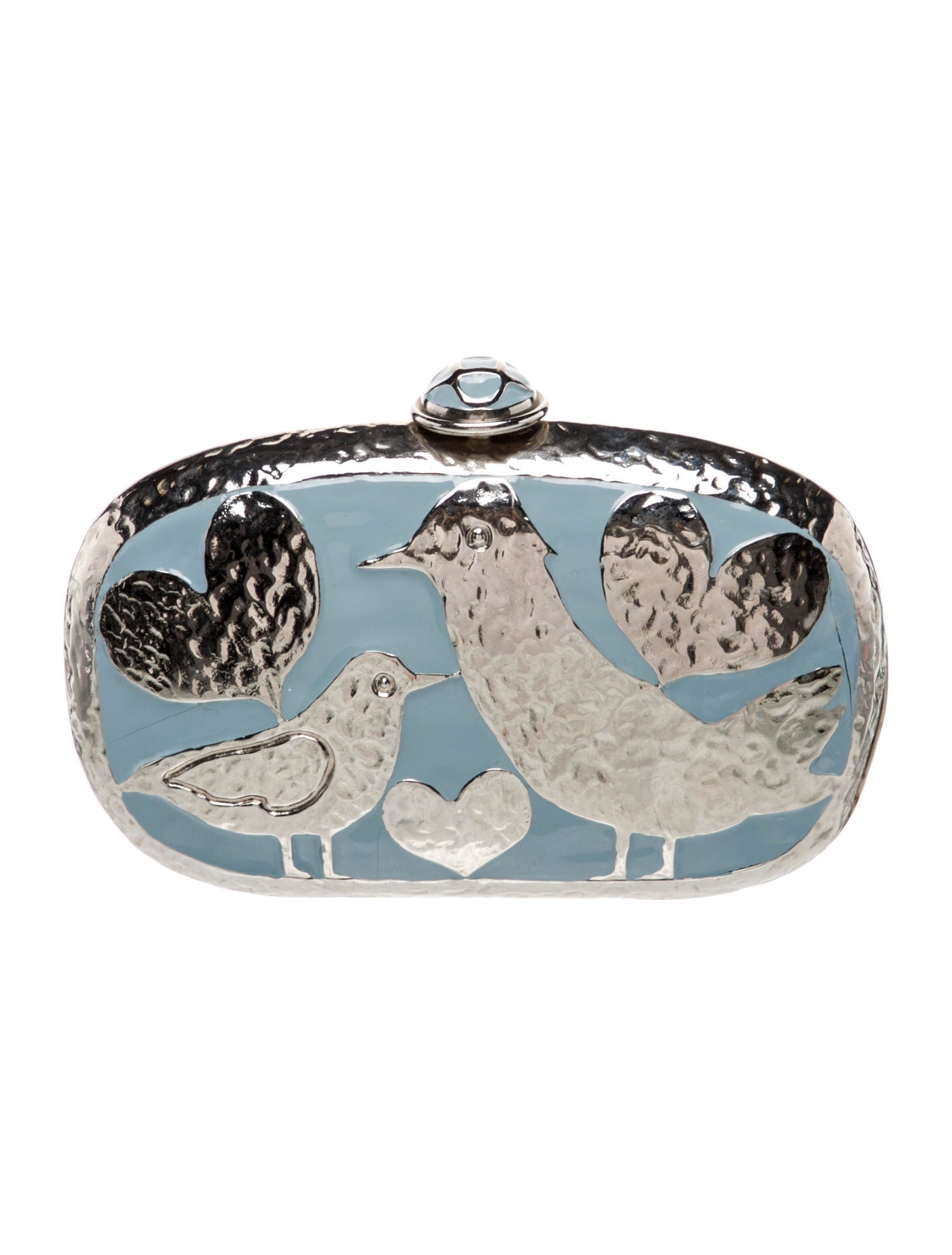 Oscar de la Renta Metal Minaudière