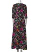 Oscar de la Renta Silk Long Dress