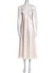Oscar de la Renta Scalloped Accent Nightgown