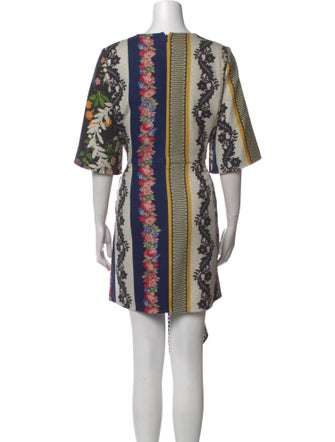 Oscar de la Renta Wool Midi Length Dress