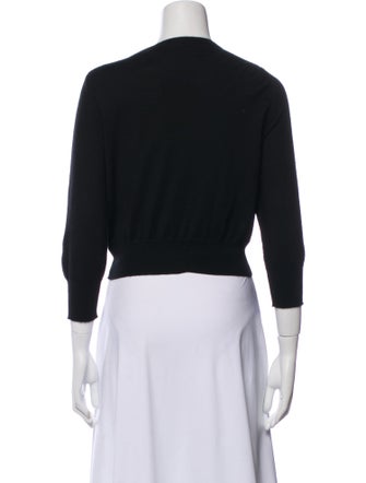 Oscar de la Renta Cashmere Printed Sweater