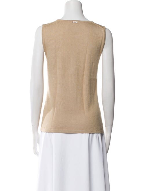 Oscar de la Renta Cashmere Scoop Neck Sweater