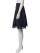 Oscar de la Renta Lace Pattern Knee-Length Skirt
