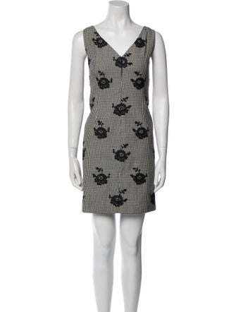 Oscar de la Renta Wool Mini Dress