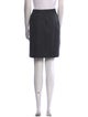 Oscar de la Renta Pleated Accents Knee-Length Skirt