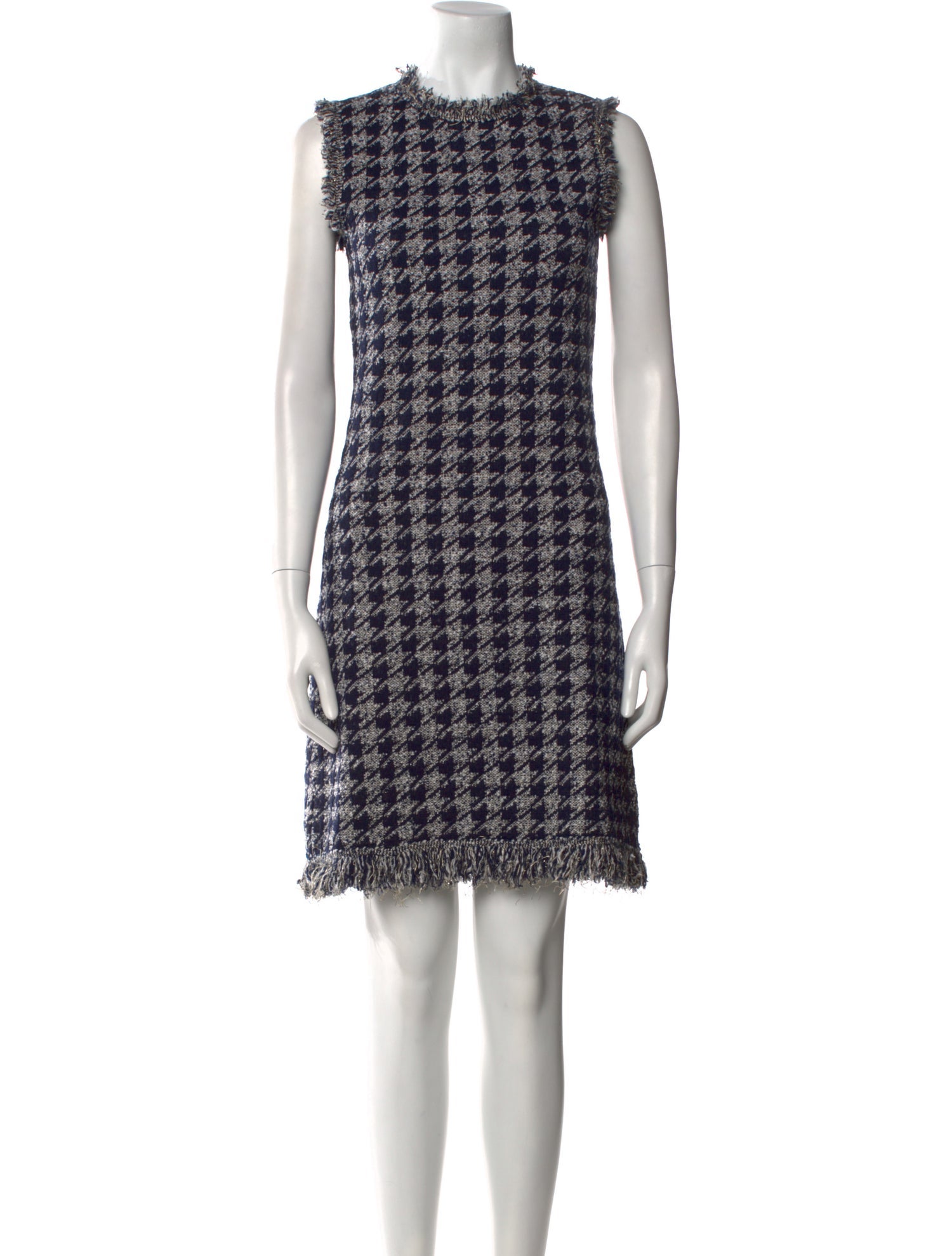 Oscar de la Renta Printed Knee-Length Dress