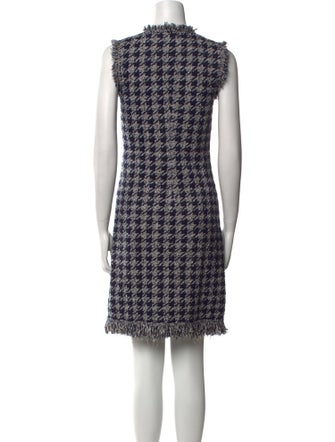 Oscar de la Renta Printed Knee-Length Dress